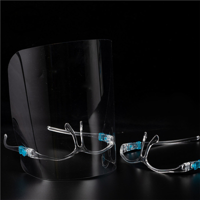  Clear PC Disposable Face Shied with Elastic Headband